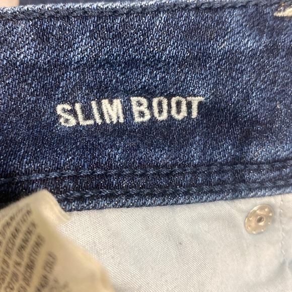 American Eagle Stretch Bootcut Jeans Size 6 Dark Wash Mid Rise AE Denim - Picture 8 of 12